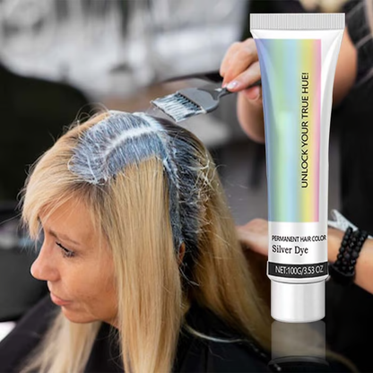 【Limited-time offer】💥2-in-1 Natural Essence Extract Silver Hair Dye💖