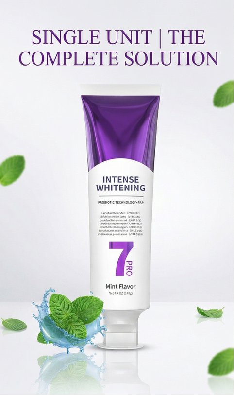 🏆Flash Sale⚡ 50K+ SOLD! Almost Gone-💥🔥New 7-Pro Intensive Toothpaste -🦷Deep Enamel Repair & Long-Lasting Freshness
