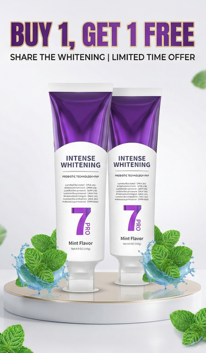 🏆Flash Sale⚡ 50K+ SOLD! Almost Gone-💥🔥New 7-Pro Intensive Toothpaste -🦷Deep Enamel Repair & Long-Lasting Freshness