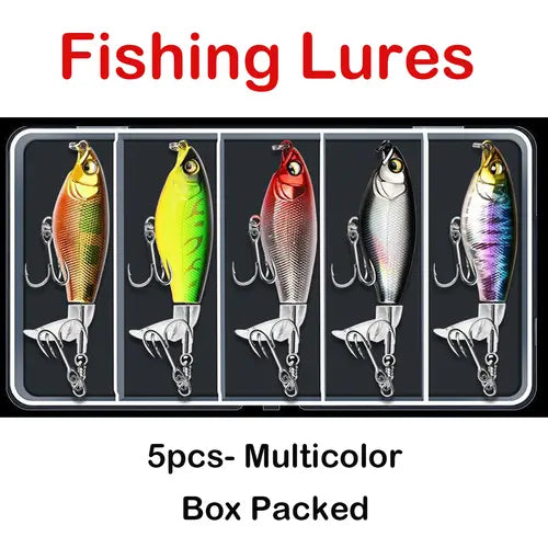 ✨🔥5PCS-Top Floating Swimming Water Bass Fishing Lures