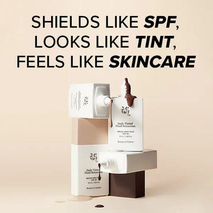 💥BUY 1 GET 1 FREE⏰ 💥Daily Tinted Fluid Sunscreen SPF50🔥⏰
