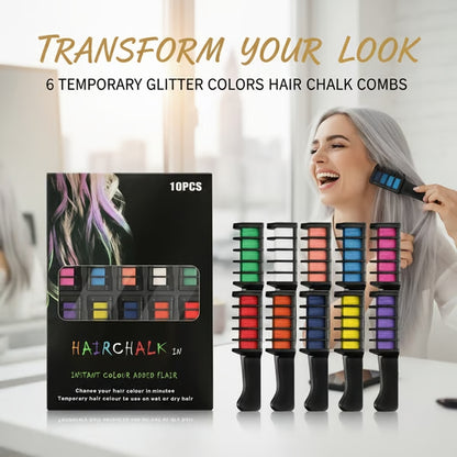 💖Limited-time offer💖Festive Fun Hair Chalk Combs