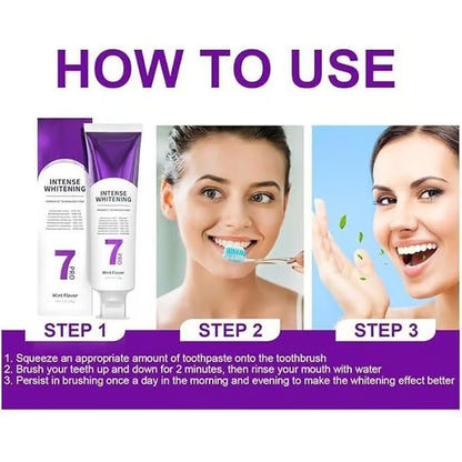 🏆Flash Sale⚡ 50K+ SOLD! Almost Gone-💥🔥New 7-Pro Intensive Toothpaste -🦷Deep Enamel Repair & Long-Lasting Freshness