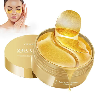 【💥New product】Collagen & Retinol 24K Gold Under Eye Patches with  – For Dark Circles, Puffiness & Wrinkles