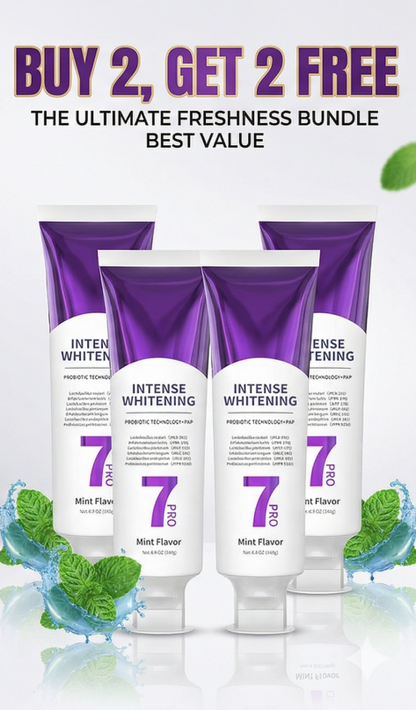 🏆Flash Sale⚡ 50K+ SOLD! Almost Gone-💥🔥New 7-Pro Intensive Toothpaste -🦷Deep Enamel Repair & Long-Lasting Freshness