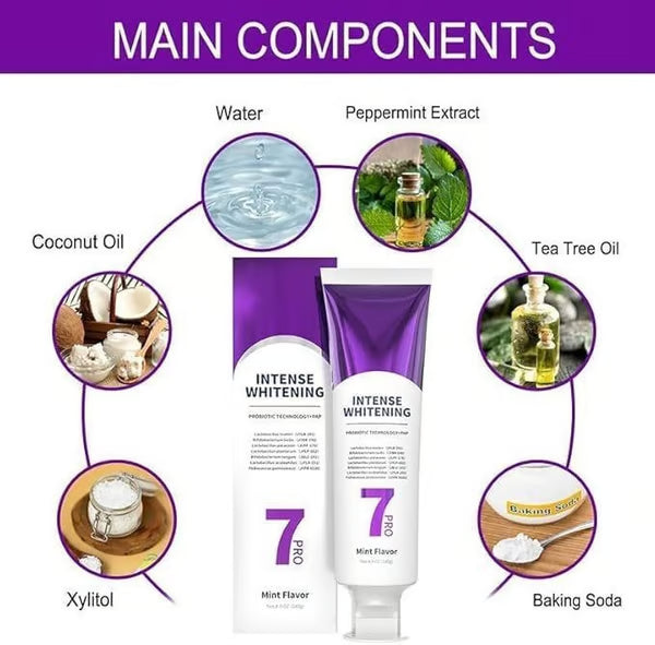 🏆Flash Sale⚡ 50K+ SOLD! Almost Gone-💥🔥New 7-Pro Intensive Toothpaste -🦷Deep Enamel Repair & Long-Lasting Freshness