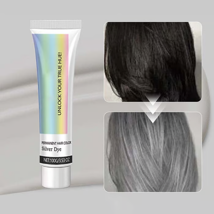 【Limited-time offer】💥2-in-1 Natural Essence Extract Silver Hair Dye💖