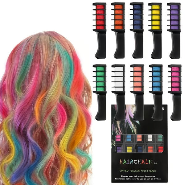 💖Limited-time offer💖Festive Fun Hair Chalk Combs