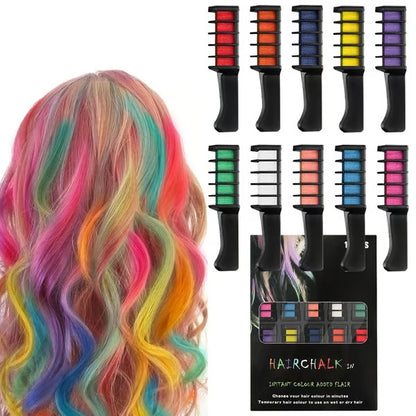 💖Limited-time offer💖Festive Fun Hair Chalk Combs