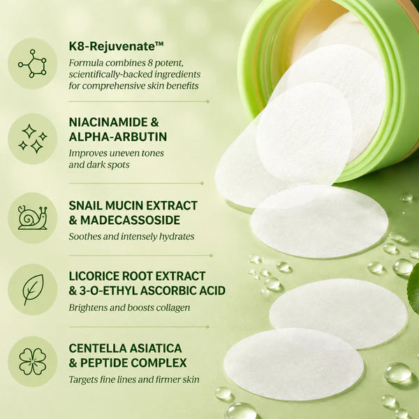 Korean Anti-Aging Toner Pads