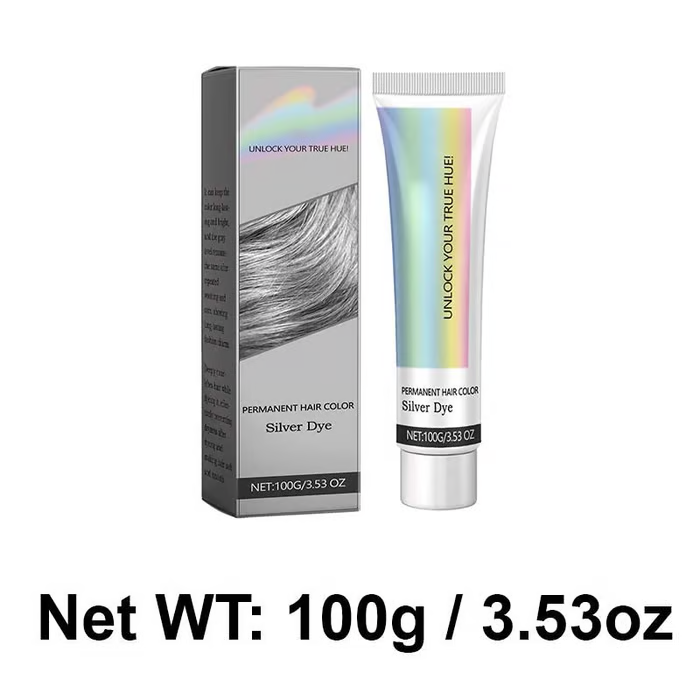 【Limited-time offer】💥2-in-1 Natural Essence Extract Silver Hair Dye💖