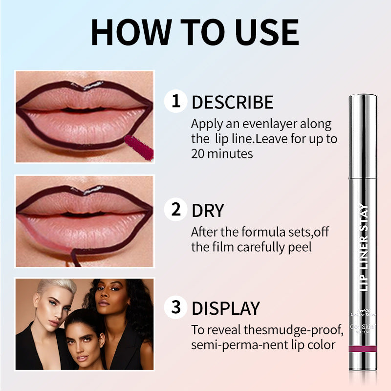 🎁LAST DAY  BUY 1 GET 1 FREE 🔥Long-Lasting Peel-Off Lip Liner
