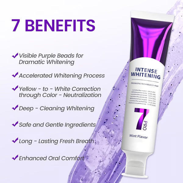 🏆Flash Sale⚡ 50K+ SOLD! Almost Gone-💥🔥New 7-Pro Intensive Toothpaste -🦷Deep Enamel Repair & Long-Lasting Freshness