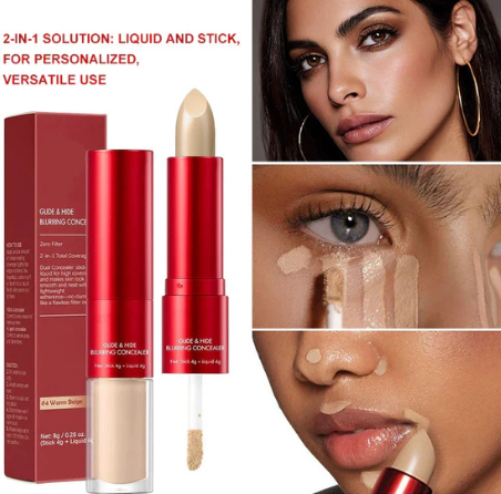 🔥BUY 1 GET 1 FREE!!💜✨Dual-Ended Long-Lasting Lightweight Concealer